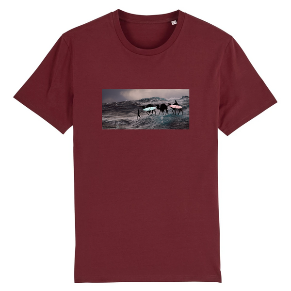 T-shirt homme coton bio Camel Caravan on the sea Bordeaux