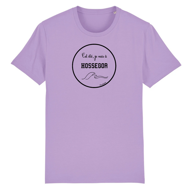 T-shirt homme coton bio Hossegor N Violet