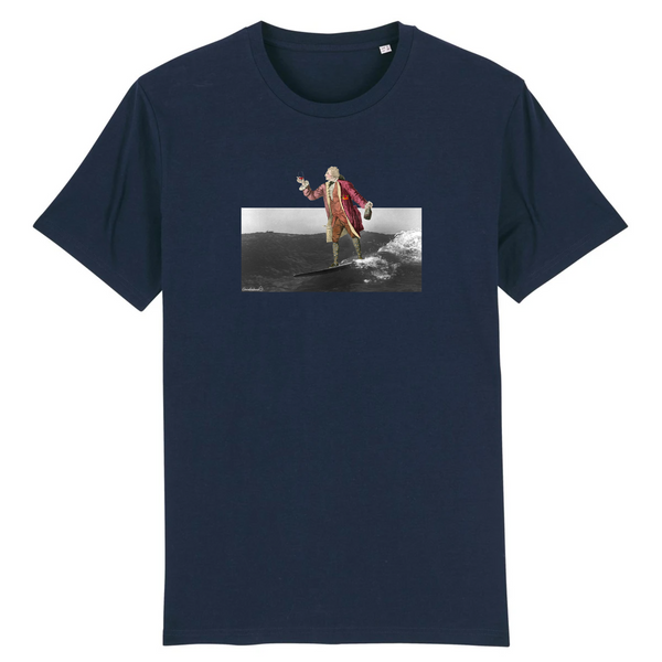 T-shirt homme coton bio Mathurin Surf Marine