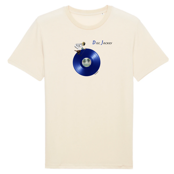 T-shirt homme coton bio Blue DJ Naturel
