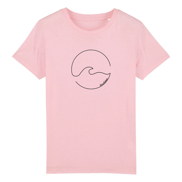 T-shirt enfant coton bio Wave Sun Rose