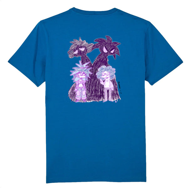 T-shirt unisexe coton bio Dream by Cocobaïnes X CID Bleu
