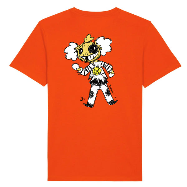 T-shirt unisexe coton bio Mistery by Cocobaïnes X CID Orange