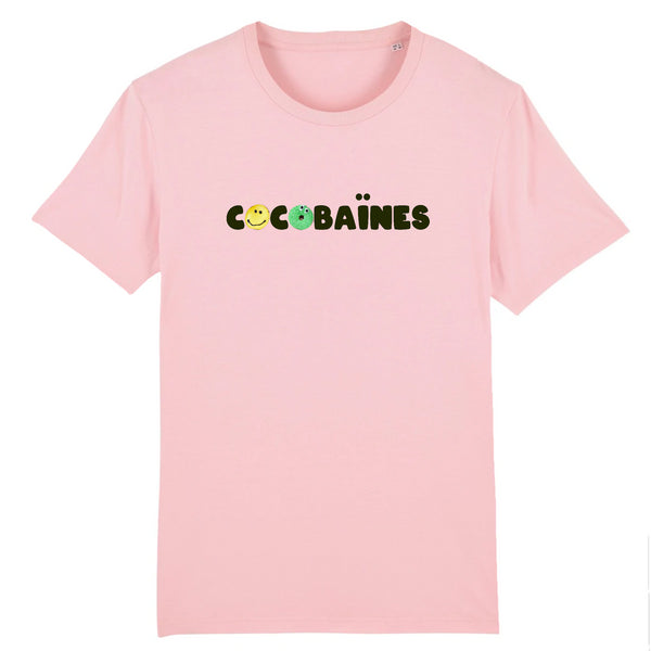 T-shirt homme coton bio Donuts Rose