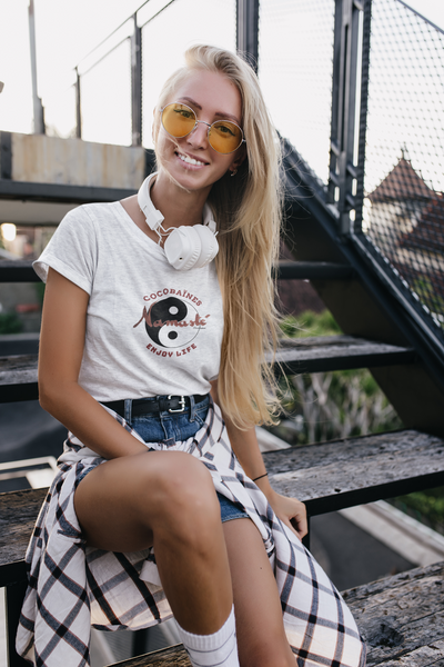 T-shirt femme coton bio Yin Yang