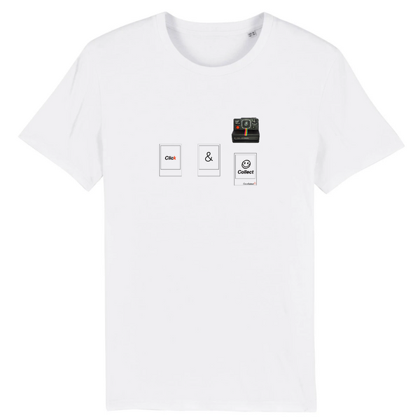 T-shirt homme coton bio Click & Collect Blanc