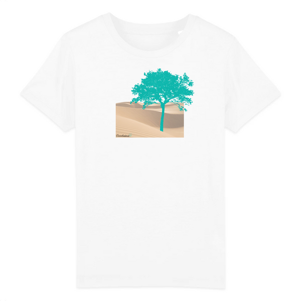 T-shirt enfant coton bio Green Tree Blanc
