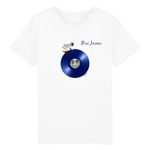 T-shirt enfant coton bio Blue DJ