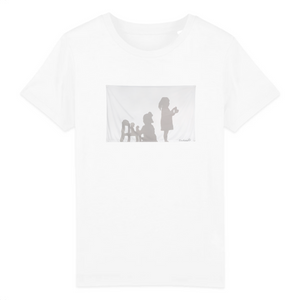 T-shirt enfant coton bio Shadow Mother and Baby Blanc