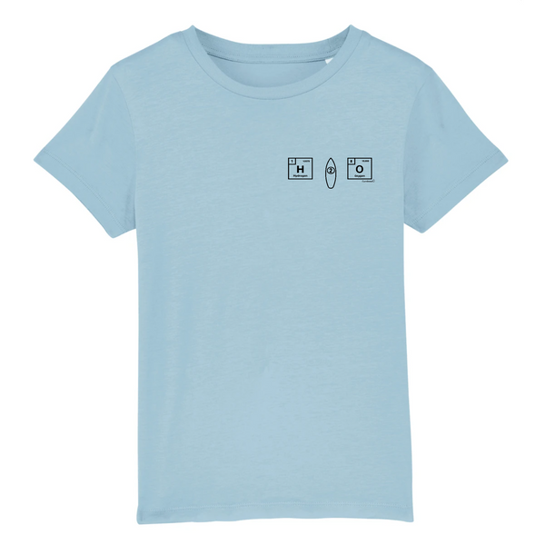 T-shirt enfant coton bio H2 O Bleu