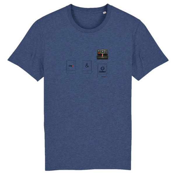 T-shirt homme coton bio Click & Collect Indigo