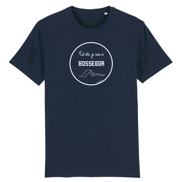 T-shirt homme coton bio Hossegor B Marine