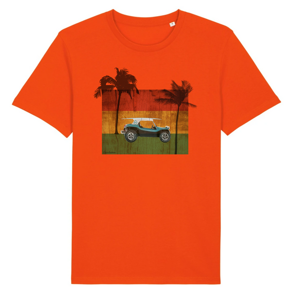 T-shirt homme coton bio Rasta Buggy Orange