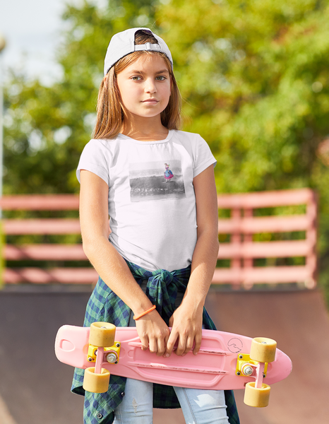 T-shirt enfant coton bio Abigail Surf
