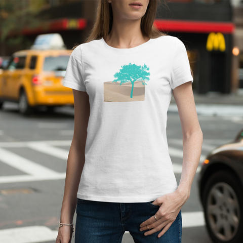 T-shirt femme coton bio Green Tree