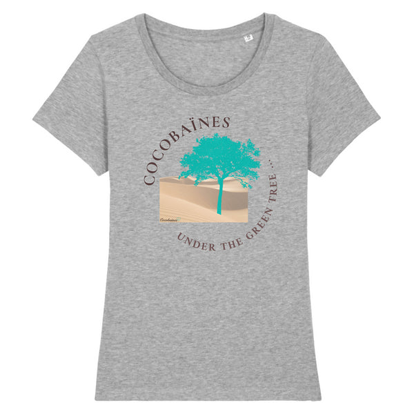 T-shirt femme coton bio Under the Tree Gris