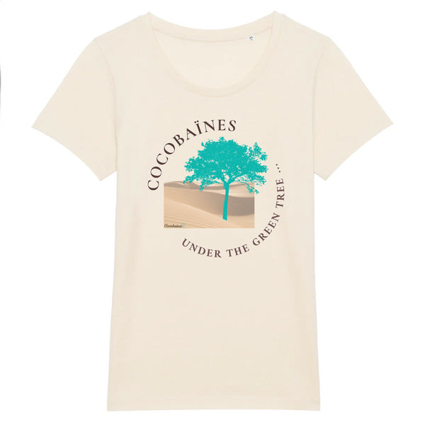 T-shirt femme coton bio Under the Tree Naturel