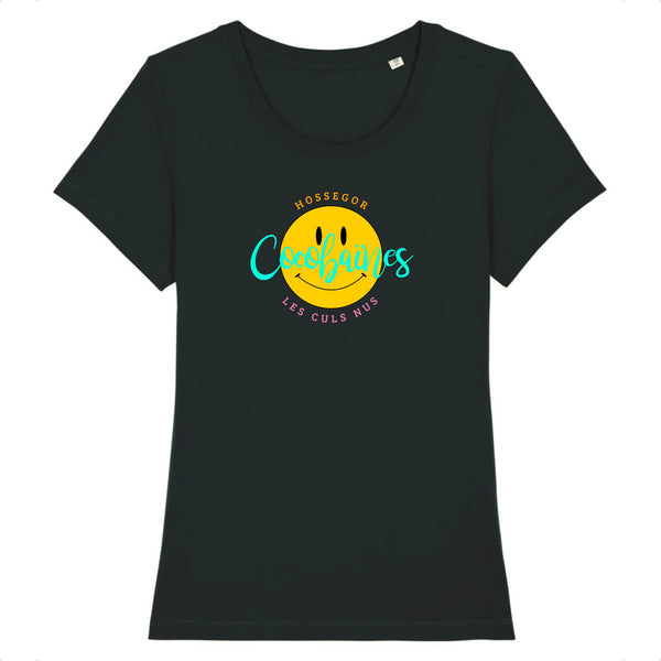 T-shirt femme coton bio Les Culs Nus Noir