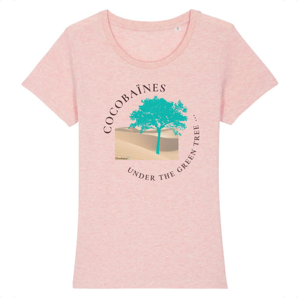 T-shirt femme coton bio Under the Tree Rose